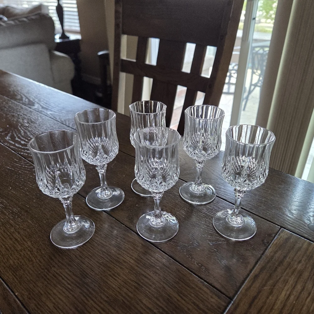 Cristal D'arques Lead Crystal 2oz Stemmed Glass Set With Box
